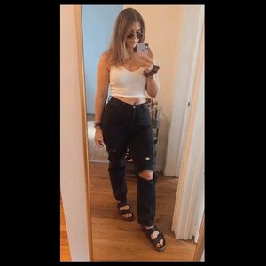 Curve Love High Rise Dad Jeans